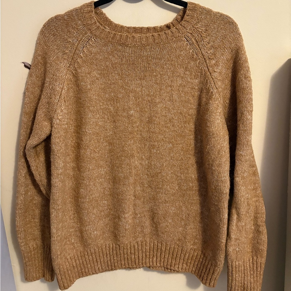 Cozy Tan Sweater Old Navy Crew Neck